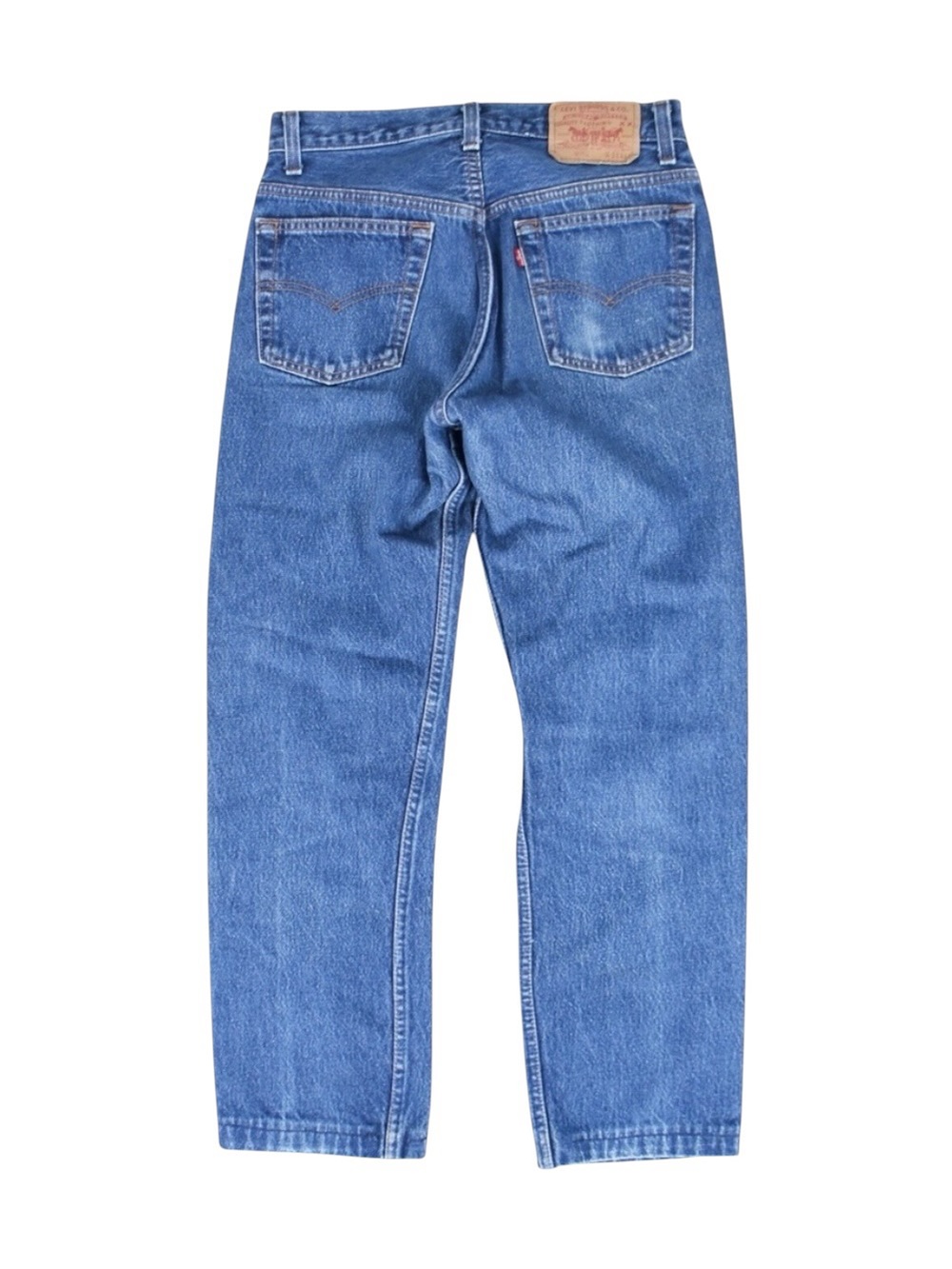 Vintage Levi's 501xx USA Made Button Fly Jeans Size 29x27 1980s Blue Denim